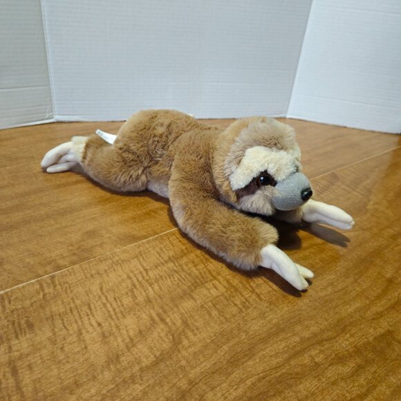 Fao Schwarz Plush Sloth Adopt A Pets 15 in - Picture 10 of 12